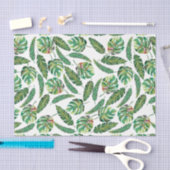 Groen Bladpatroon 5 Palmbladeren Tissuepapier (Craft)