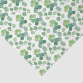 Groen Bladpatroon 7 Tissuepapier (Detail)