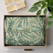 groen bladpatroon 8 tissuepapier (Geschenk)