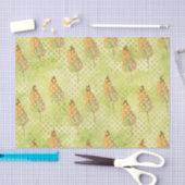 Groen Bladpatroon 9 Tissuepapier (Craft)