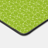 Groen bladpatroon bureaumat (Hoek)