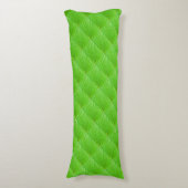 Groen bladpatroon lichaamskussen (Voorkant Verticaal)