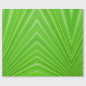 Groen bladpatroon met "THINK GREEN"-slogan Cadeaupapier (Vlak)