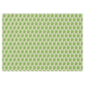 Groen bladpatroon op lichtbeige tafelkleed (Voorkant (Horizontaal))