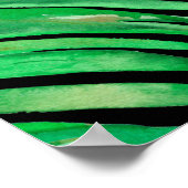 Groen bladspatroon poster (Hoek)