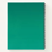 Groen Bladverloop Notitieboek (Achterkant)