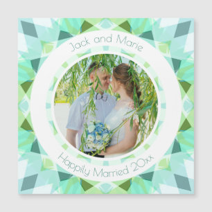 Groen Blauw 4e Bruiloft Jubileum Keepsake Gift