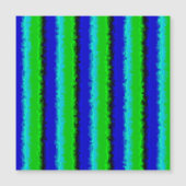 Groen blauw abstract 3D regenboogpatroon (Voorkant)