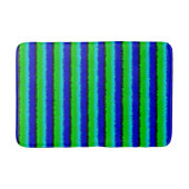 Groen blauw abstract 3D regenboogpatroon Badmat (Voorkant)