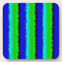 Groen blauw abstract 3D regenboogpatroon