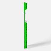 Groen blauw abstract 3D regenboogpatroon iPhone Hoesje (Linkerkant)