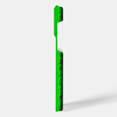 Groen blauw abstract 3D regenboogpatroon iPhone Hoesje (Linkerkant)