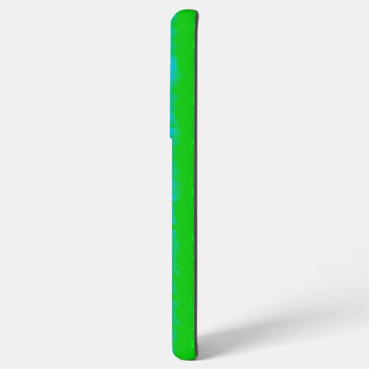 Groen blauw abstract 3D regenboogpatroon Samsung Galaxy Hoesje (Linkerkant)