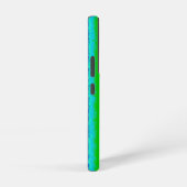 Groen blauw abstract 3D regenboogpatroon Samsung Galaxy Hoesje (Rechterkant)