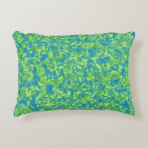 Groen Blauw Abstract Geometrisch Patroon