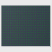 Groen Blauw Argyle Inpakpapier (Vlak)
