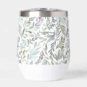 Groen Blauw Botanisch Aquarel (Voorkant)