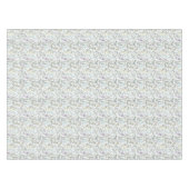 Groen Blauw Botanisch Aquarel Tafelkleed (Voorkant (Horizontaal))
