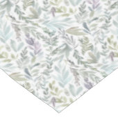 Groen Blauw Botanisch Aquarel Tafelkleed (Gekanteld)