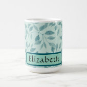 Groen Blauw Botanische Aangepaste Naam  Magische Mok (Midden)
