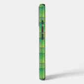 Groen Blauw Dambord Abstract Patroon Case-Mate iPhone Case (Achterkant / Links)