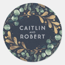 Groen Blauw en Goud Groen Bruiloft