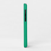 Groen Blauw en Zwart Modern Monogram Case-Mate iPhone Case (Achterkant/links)