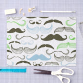 Groen, blauw en zwart ontwerp tissuepapier (Craft)