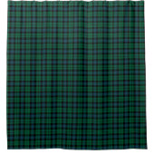 Groen, Blauw en Zwart Plaid MacKay Schotse Tartan Douchegordijn (Voorkant)