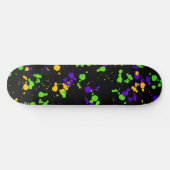 Groen blauw gele ontwerppatroon voor schilderplate persoonlijk skateboard (Horizontaal)