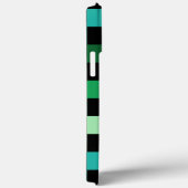 Groen blauw geruit Gingham patroon Case-Mate iPhone Case (Achterkant / Rechts)