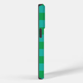 Groen blauw geruit Gingham patroon Case-Mate iPhone Case (Achterkant / Rechts)
