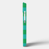 Groen blauw geruit Gingham patroon Case-Mate iPhone Case (Achterkant / Links)