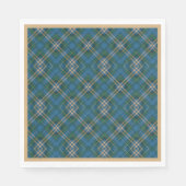 Groen, Blauw, Goud, Kerstspel Servet