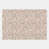 Groen & Blauw Hand-getrokken Kerstmis dennenboom b Inpakpapier Vel (Voorkant 3)