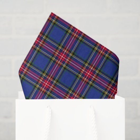 Groen & Blauw Karo Tissuepapier (Cadeauzakje)