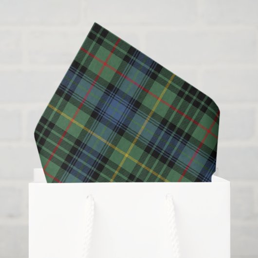 Groen & Blauw Karo Tissuepapier (Cadeauzakje)
