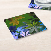 Groen, Blauw laat aangepaste Onderzetters (Schuin)