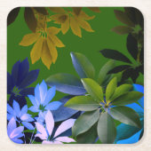 Groen, Blauw laat aangepaste Onderzetters (Voorkant)