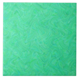 Groen Blauw Marmer Patroon Tegeltje