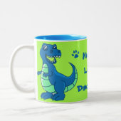 Groen blauw | Naam personaliseren | Dinosaur | MOK (Links)