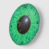 Groen blauw oog met flatklok grote klok (Hoek)