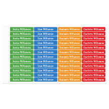 Groen, Blauw, Oranje, Rood Familie Waterdicht