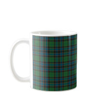 Groen Blauw Oranje Schotse Ruit Tartan