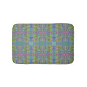 Groen blauw Paars Geometrisch Badmat (Voorkant)