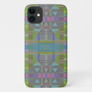 Groen blauw Paars Geometrisch Case-Mate iPhone Case