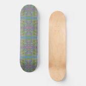 Groen blauw Paars Geometrisch Persoonlijk Skateboard (Voorkant)