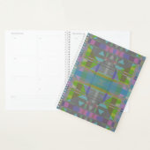 Groen blauw Paars Geometrisch Planner (Display)
