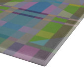 Groen blauw Paars Geometrisch Snijplank (Hoek)