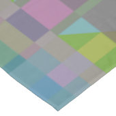 Groen Blauw Paars Geometrisch Tafelkleed (Gekanteld)